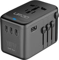 Adaptador de viaje universal 100W GaN cargador rápido en uno para