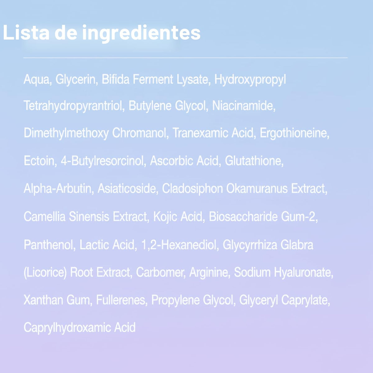 Removedor de manchas oscuras para cara y cuerpo con 20,000 ppm