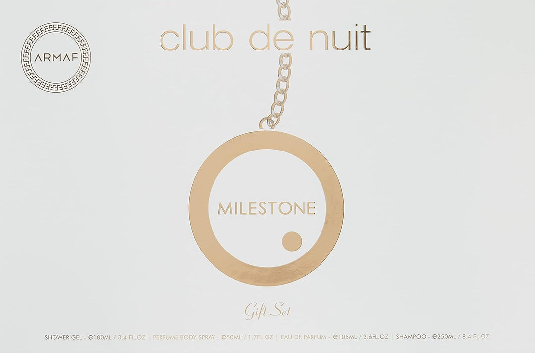 Armaf Club De Nuit Milestone - Juego de 4 piezas para hombre (Eau D...