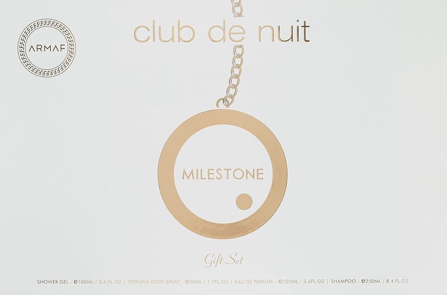 Armaf Club De Nuit Milestone - Juego de 4 piezas para hombre (Eau D...