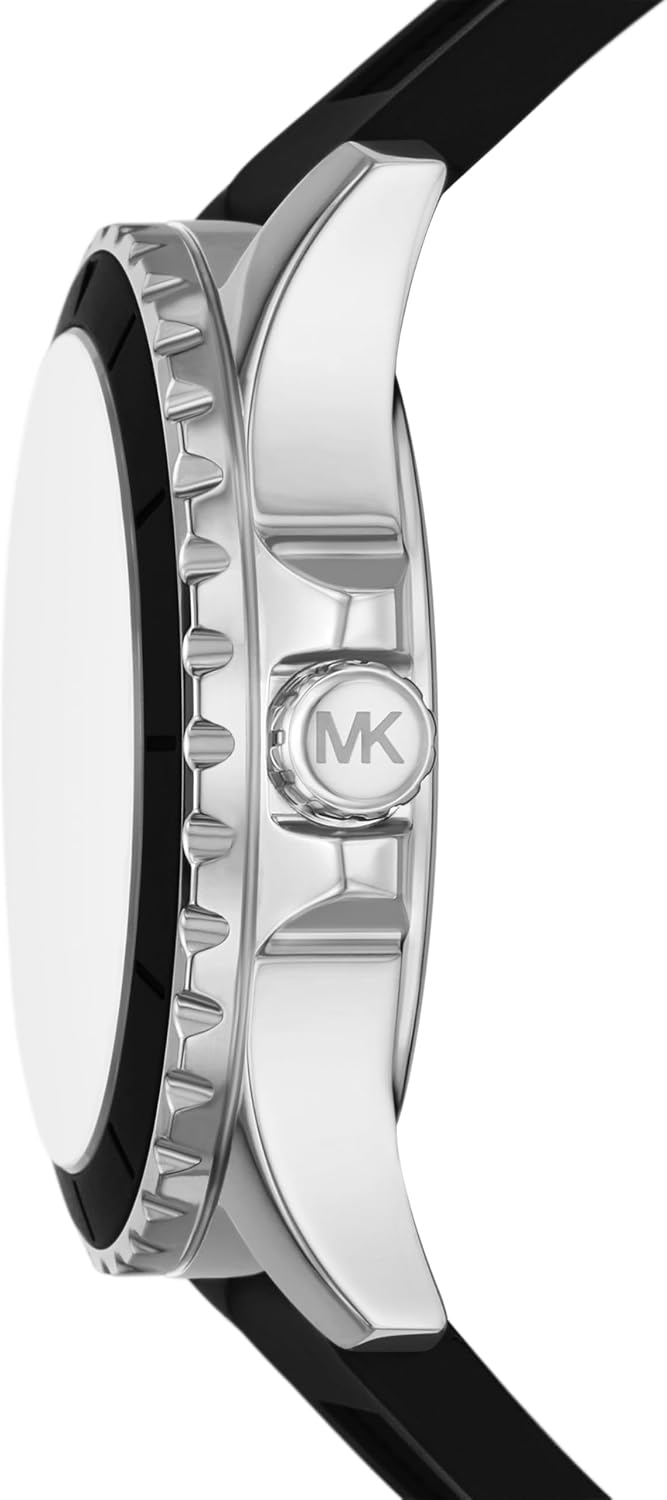 Michael Kors Everest - Reloj de acero inoxidable para mujer con correa de acero o silicona