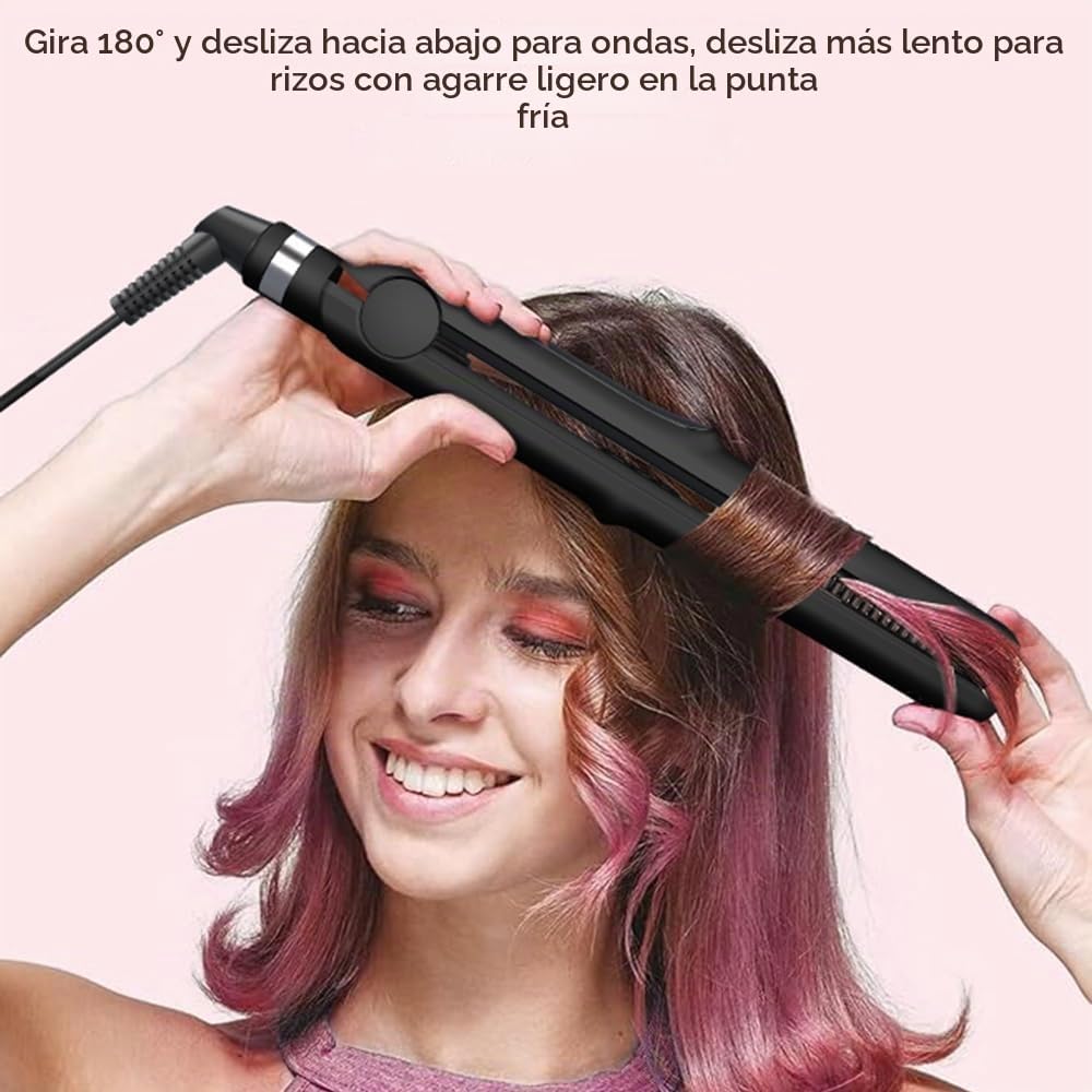 JINRI Plancha profesional de salón con placa de 1 pulgada de cerámi...
