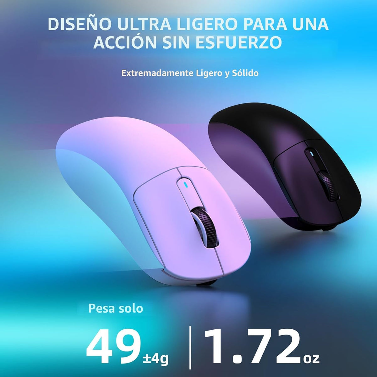ATTACK SHARK X3 - Mouse inalámbrico para juegos, mouse ergonómico d...