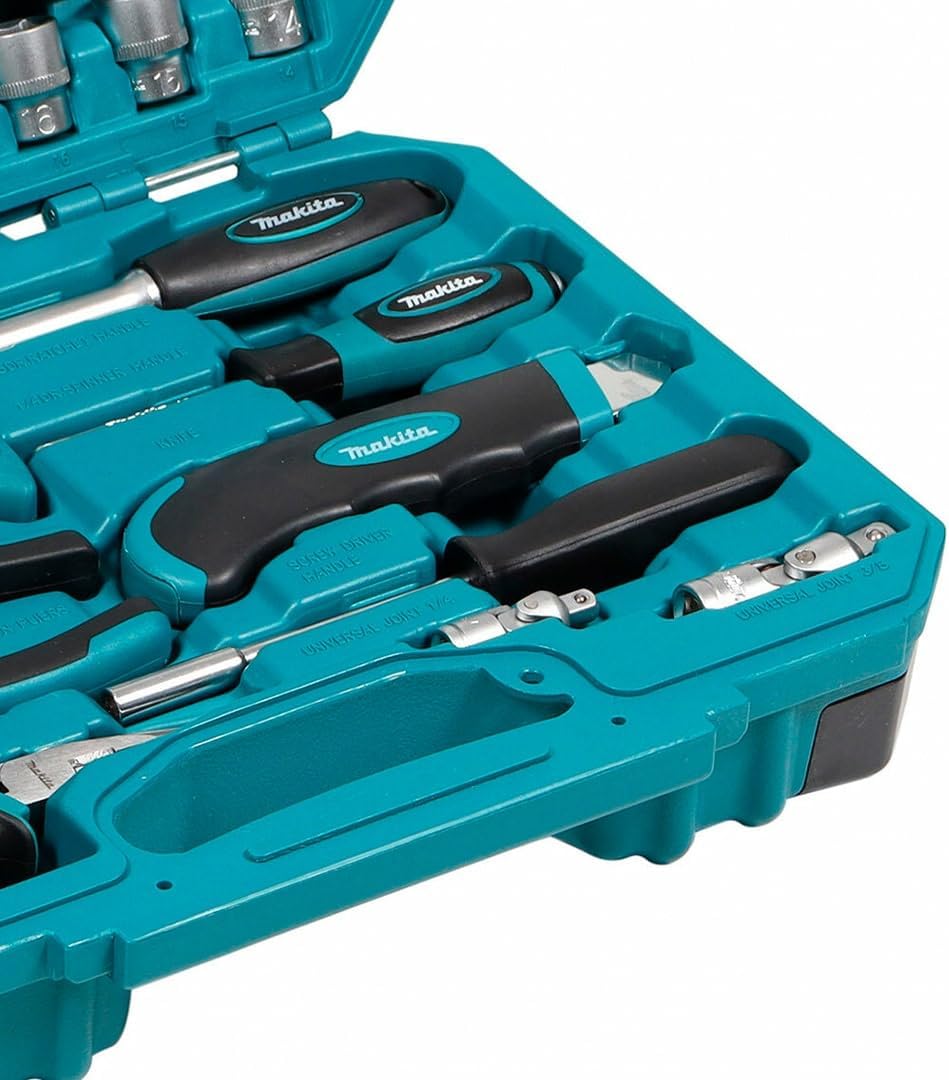 Makita E-10899 Juego de herramientas manuales de 76 piezas