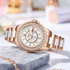 OLEVS Relojes para Mujeres Lujo Diamante con Fecha Analógico Cuartz para Mujer