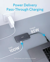 Anker Hub USB C (7 en 1), con HDMI 4K, suministro de energía de 85...