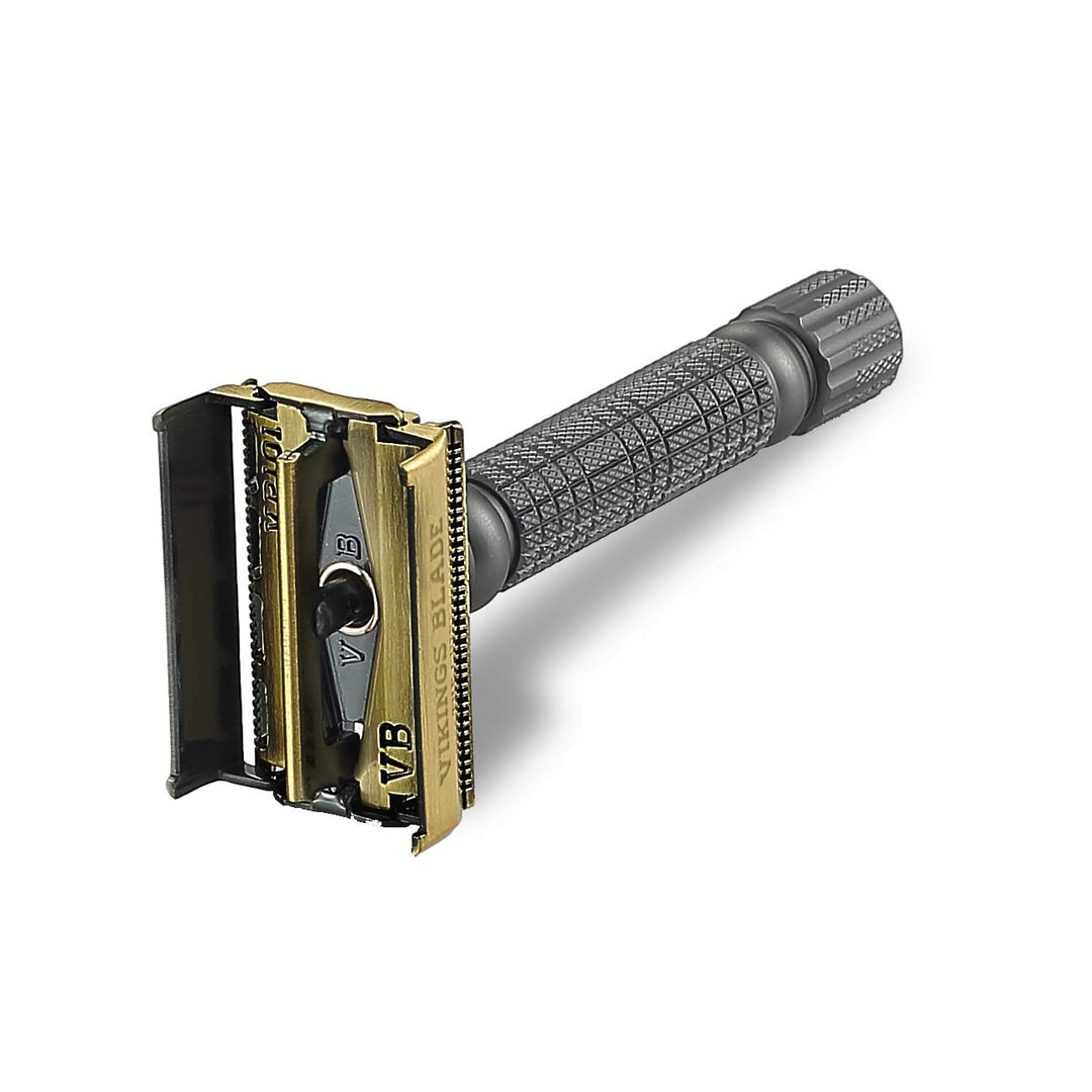 VIKINGS BLADE Maquinilla de afeitar de seguridad de doble filo para...