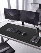 Tapete de cuero para escritorio, 63 x 17 pulgadas, protector de