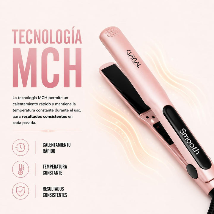 Plancha de cerámica para el cabello, planchas flotantes de 1¼ pulga...