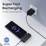 Cargador portátil mini para iPhone 17\/16, Batería externa PD USB C...