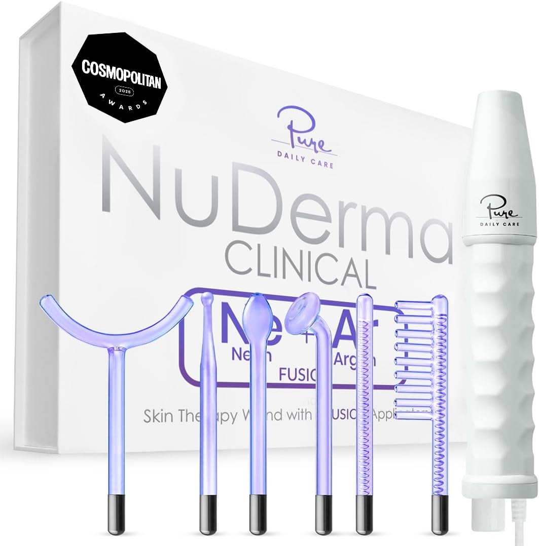 Pure Daily Care NuDerma Clinical - Varita portátil para terapia de...