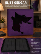 Ultra PRO - Elite Gengar Zippered PRO-BINDER de 12 bolsillos