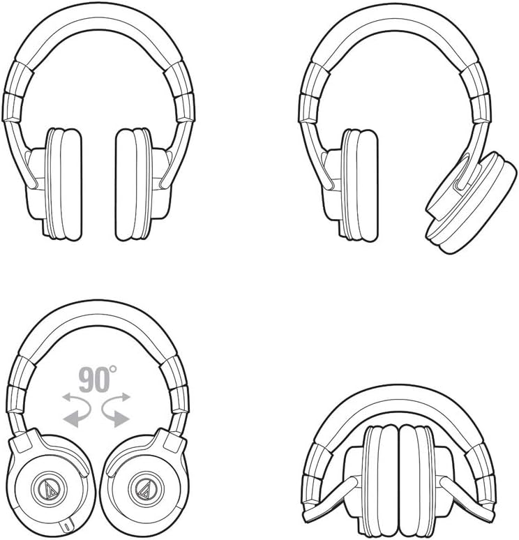 Auriculares profesionales Audio-Technica Negro S