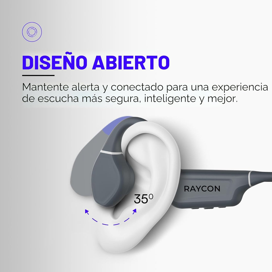 Raycon Auriculares de conducción ósea, auriculares deportivos Bluet...