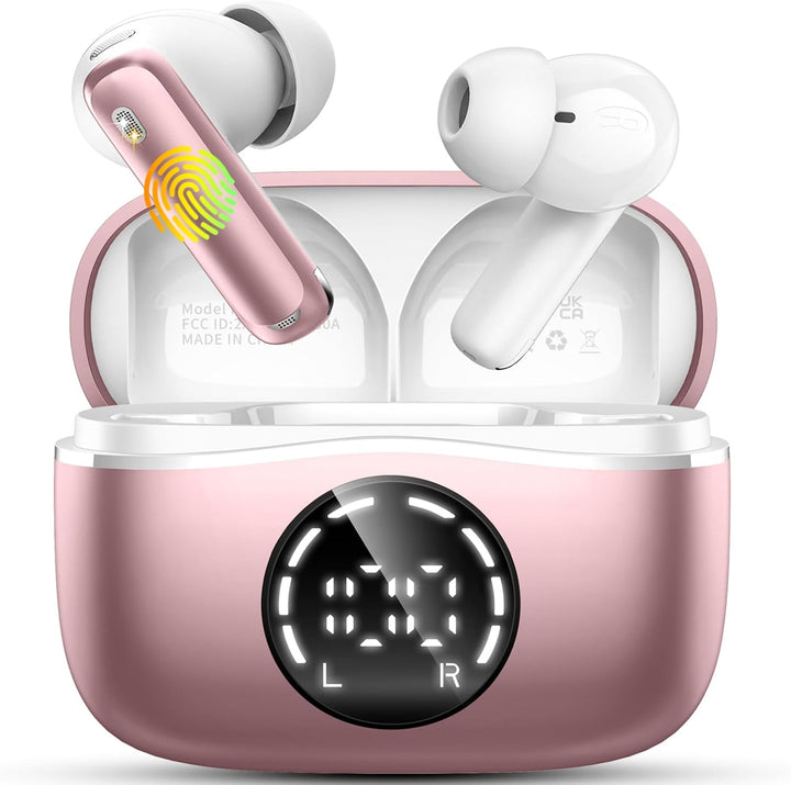Auriculares Bluetooth 5.4, auriculares inalámbricos estéreo 3D 2026...