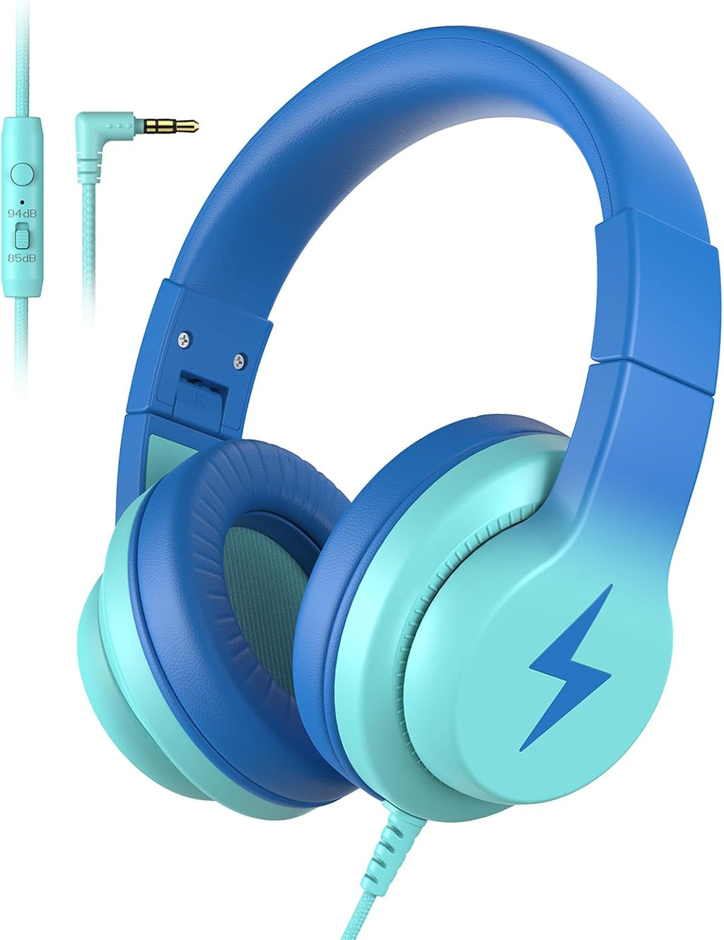 Candy Bila Auriculares con cable para niños, para la escuela, sobre la