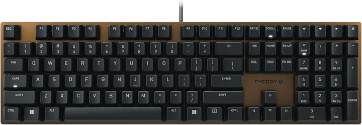 Teclado mecánico Cherry KC 200 MX de oficina con nuevos interruptor...