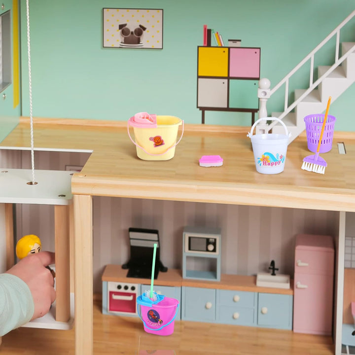 22 Piezas de Mini Suministros de Limpieza para Casa de