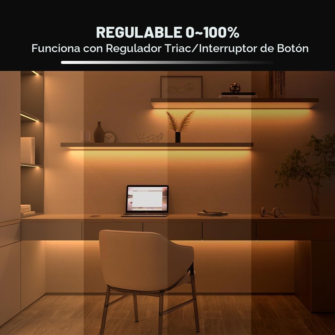BTF-LIGHTING Fuente de alimentación regulable con certificación ETL de