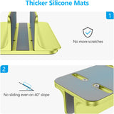 OMOTON Soporte vertical para laptop, soporte de aluminio de escrito...