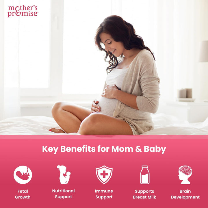 Mother's Promise Multivitamínico prenatal y posnatal para mujer...