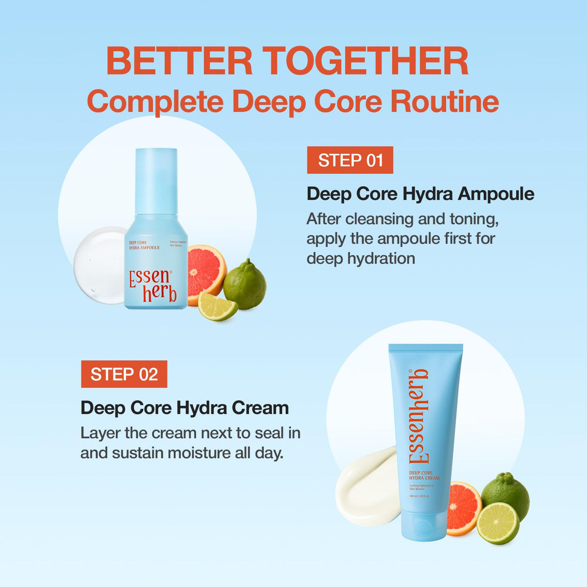 Essenherb Deep Core Hydra Ampolla \u2013 Phyto Mucin y ácido hialur...