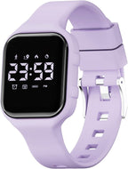GOLDEN HOUR Relojes deportivos digitales para niños con rastreador de fitness, reloj despertador, cronómetro, sin aplicación, regalos de cumpleaños impermeables para niñas y niños de 4 a 12 años
