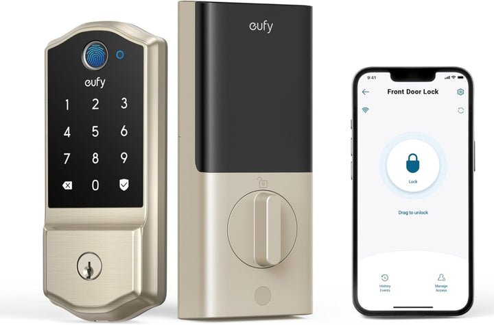 eufy Security Smart Lock C220, cerradura de puerta de entrada sin l...