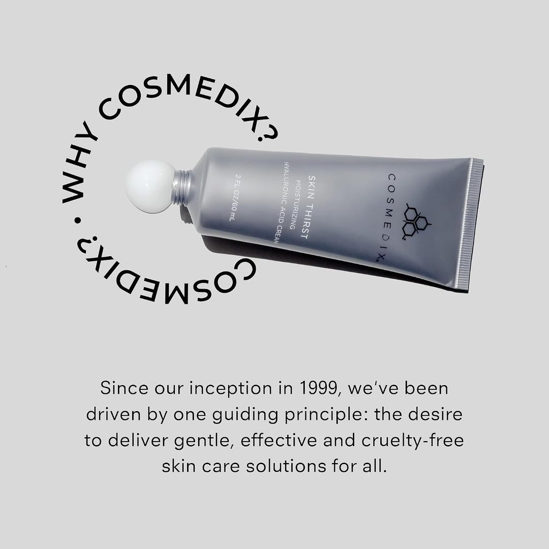 COSMEDIX Skin Thirst - Hidratante de ácido hialurónico para el cuid...