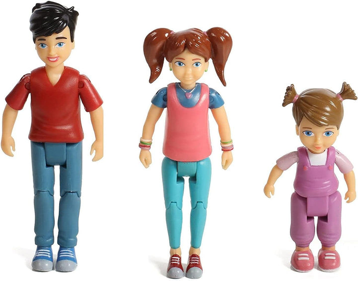 Beverly Hills Sweet Li'l Family Dollhouse People Set de 3 figur...