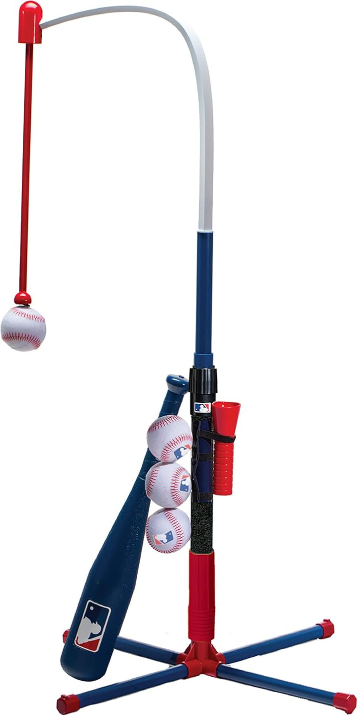 Franklin Sports Grow-with-Me - Soporte de bateo de béisbol para niñ...