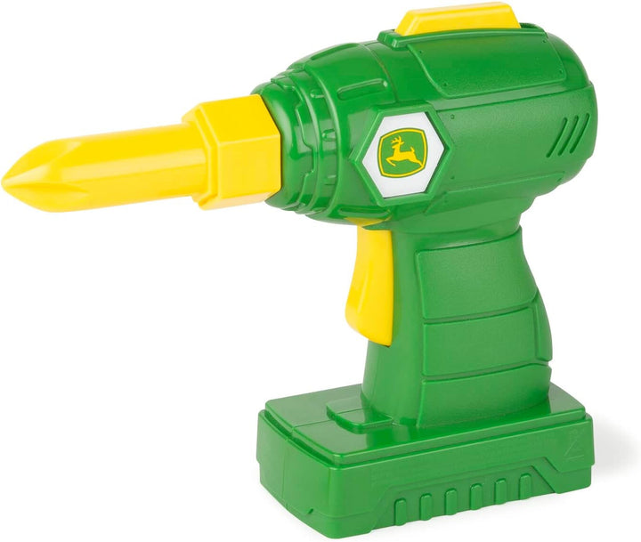 BUILD-A-BUDDY John Deere Tractor de juguete y taladro de juguete -...