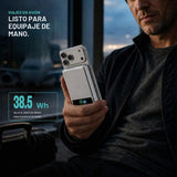 Banco de energía semisólido SolidSafe BMX 10K, 10000 mAh (naranja)...