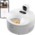 Comida húmeda - Comedero automático para gatos con cámara, 5 comidas