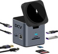 Estación de acoplamiento USB C para laptop, concentrador 9 en 1 con