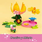 BRIO Flora Flower House - Juego de iniciación de 19 piezas interactivo para construir y decorar para un juego imaginativo abierto, a partir de 3 años