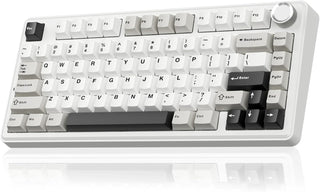 SOLAKAKA Teclado mecánico inalámbrico A75 75%, teclado para juegos...