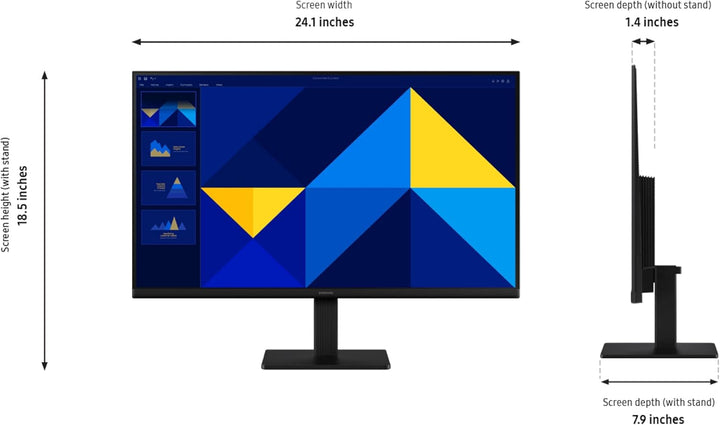 Samsung Monitor esencial de 27" (S30GD) con panel IPS | Frecuen...