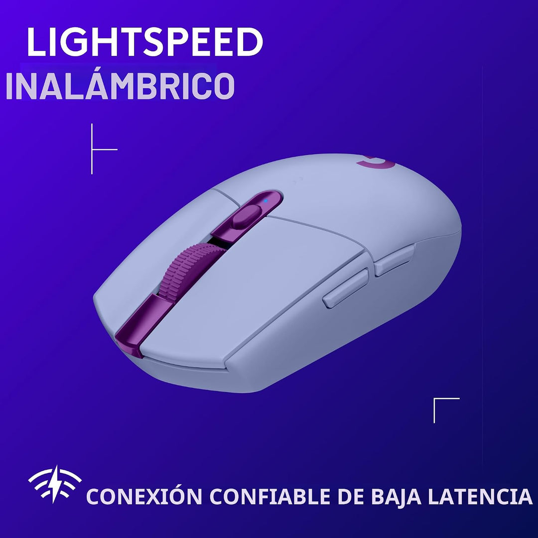 Logitech G 305 LIGHTSPEED - Mouse inalámbrico para juegos, sensor H...