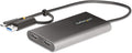 StarTech Adaptador USB-C y USB-A a HDMI dual, 2X 4K 60Hz, DisplayLink, TAA