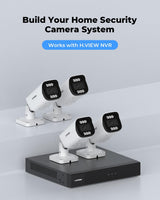 H.VIEW UltraHD 4K (8MP) Cámara IP POE de seguridad bala para exteri...
