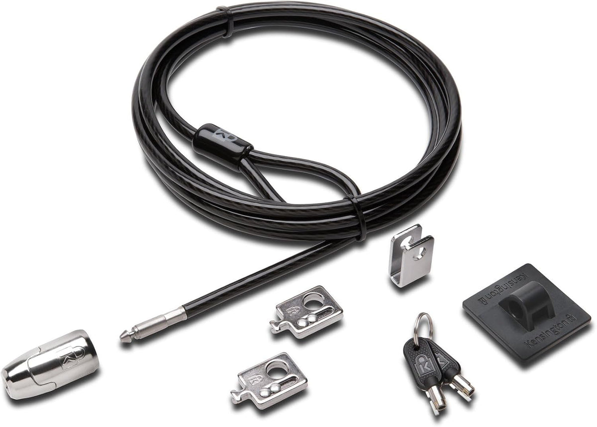 Kensington Kit de bloqueo de escritorio y periféricos 2.0, negro (K...