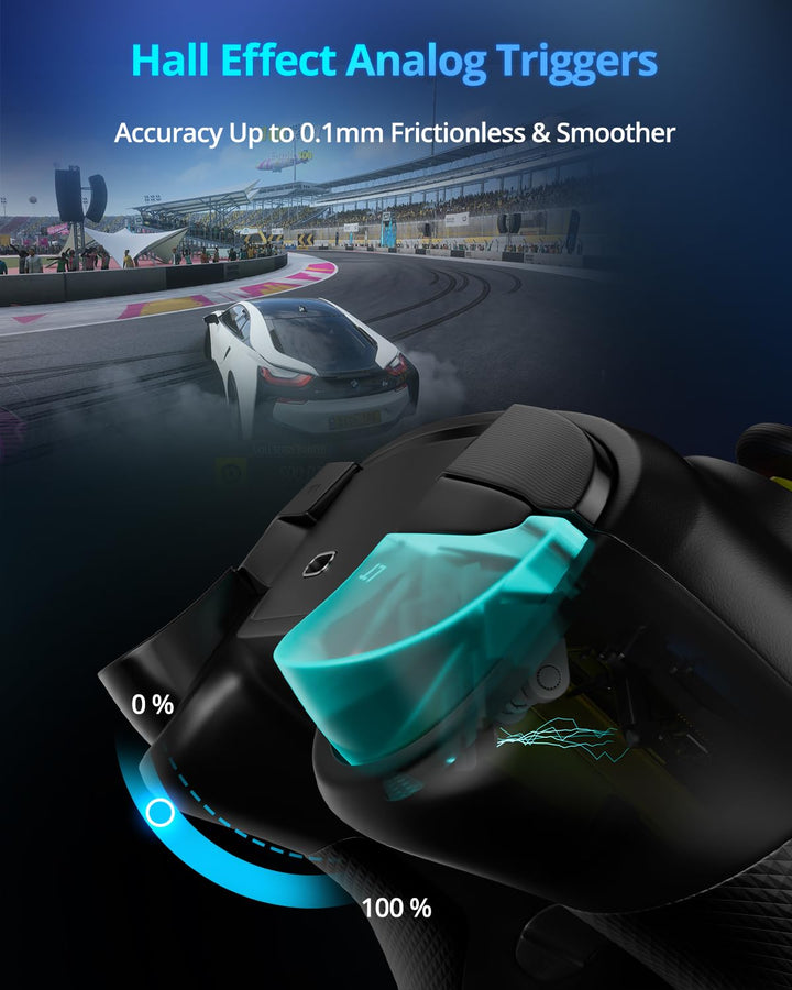 Multi-Platform Wireless Controller, PC Gaming Controller with 2.4G...