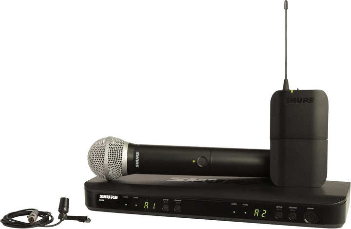 Shure BLX1288\/CVL Sistema de Micrófono Inalámbrico - Vida de Bater...