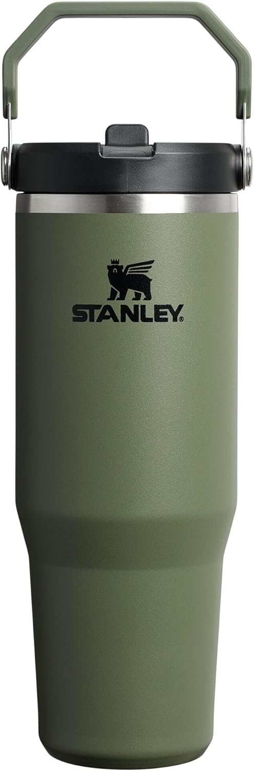 STANLEY IceFlow 2.0 - Vaso con pajita, 30 onzas, pino seco