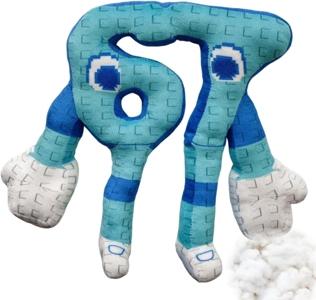 Bralnrot 67 - Cojín italiano de felpa azul para cama seis