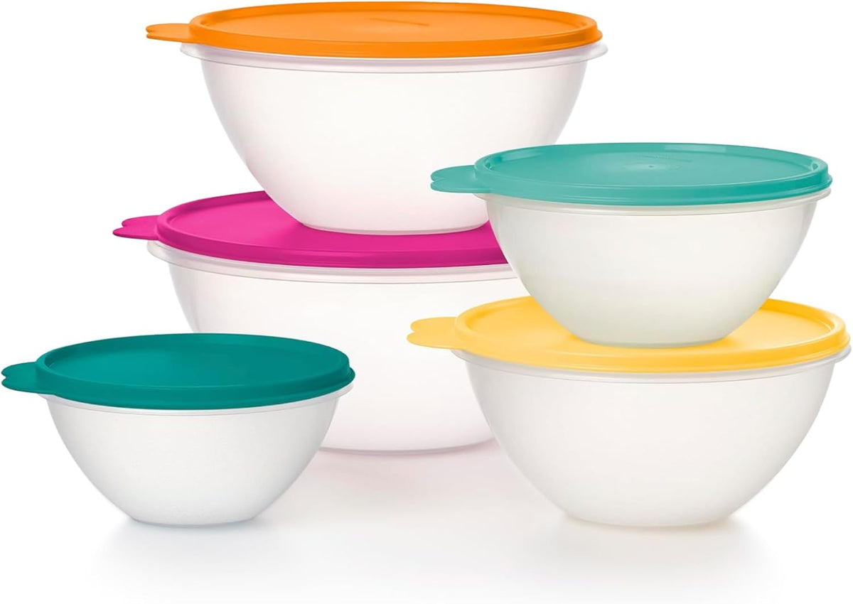 Tupperware Wonderlier - Juego de fauna de 10 piezas (5 cuencos + 5 tapas)