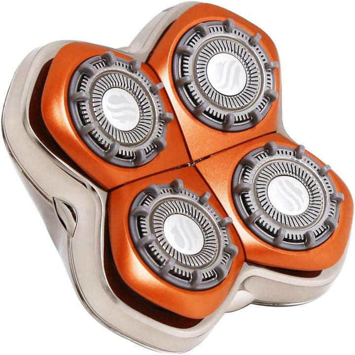 Skull shaver Cuchilla de repuesto resistente de 4 cabezales; da un...