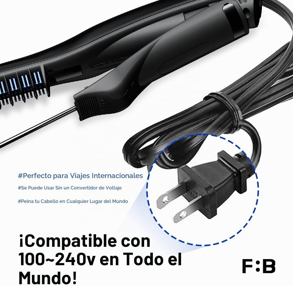 FORBEAUT M'STYLER AX- - Estilizador de cabello 3 en 1 para homb...