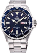 Orient Kamasu/Mako III Reloj de buceo para hombre automático con cuerda manual, deportivo, en acero o silicona, con corona atornillada y cristal de zafiro
